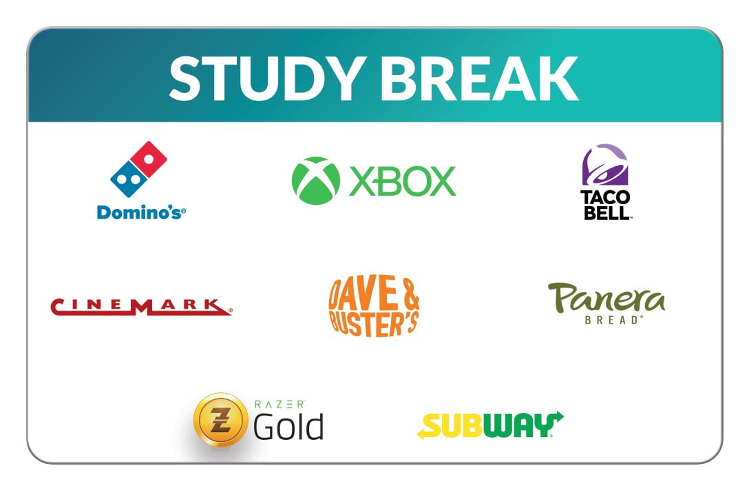 CYC Study Break $25 Gift Card
