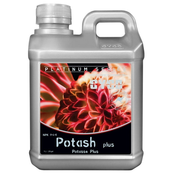 CYCO Potash Plus, Liquid Nutrient for Hydroponic Plants, 0-4-6, 1 Liter