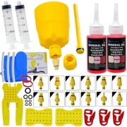 CYCOBYCO Universal Bicycle Hydraulic Disc Brake Bleed Kit - Compatible with Shimano Tektro Magura Hayes Formula Hope Giant and Other High-Performance Brake Systems