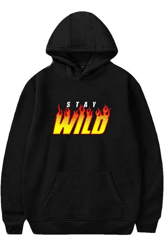 Ben Azelart Merch Stay Wild Women Men Hooded Sweatshirt Long Sleeve Casual Streetwear Pullover Clothes