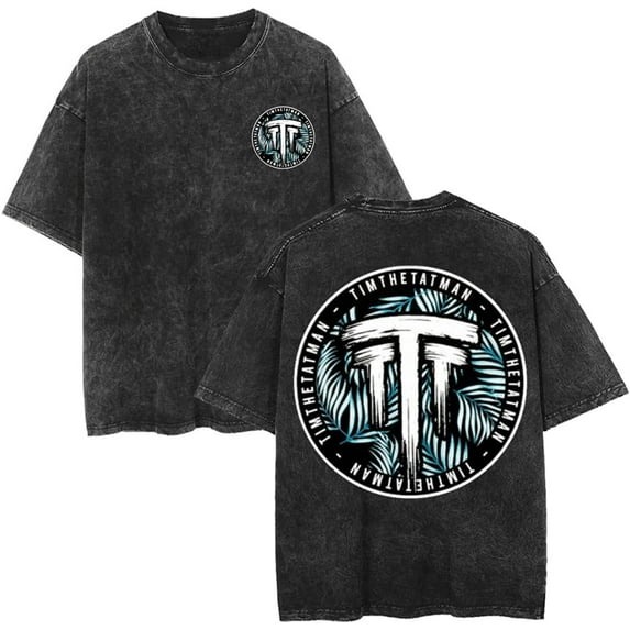 CYDZSWYXGS TimTheTatman Cotton Tee Vintage Washed T-Shirt Hip Hop Short Sleeve Fashion Crewneck Tee Shirt