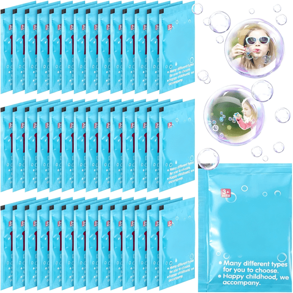 CYFW 100 Pcs 10 Ml Bubble Liquid Refill Solution for Bubble Gun Wand Outdoor Activities Party Favors,Durable Bubble Solution Refill