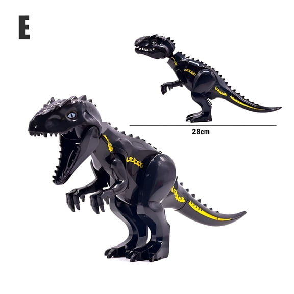 CYFW 11-Inch Dinos Toy Buildable Dinosaur Building Blocks Figures Including T Rex Velociraptor Pterosauria Etc Optional