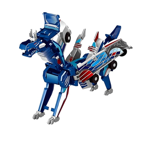 CYFW 2 in 1 Collision Transforming Dinosaur Car Toy,Car Combined Magnetic Absorption Transformation Children's Day Toy Car