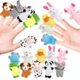 thumbnail image 1 of CYFW 20 Pack Jumbo Animal Finger Puppets Set for Preschoolers, Soft Plush Educational Toys, Perfect for Classroom Activities, Birthday Party Favors, Motor Skills Development, 1 of 7