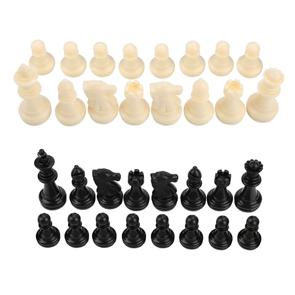 CYFW 32-Piece Magnetic Chess Set, Durable Plastic Travel Board Game, Portable Strategy Game for Road Trips, Family, and Vacation