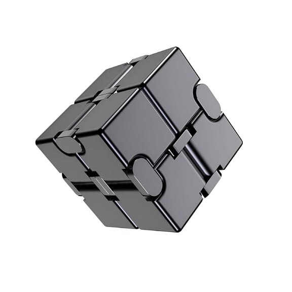 CYFW 2026 New Al Alloy Metal Fidget Infinity Cube Gadgets Toys for Adults,Magic Cube for Stress Anxiety Relief