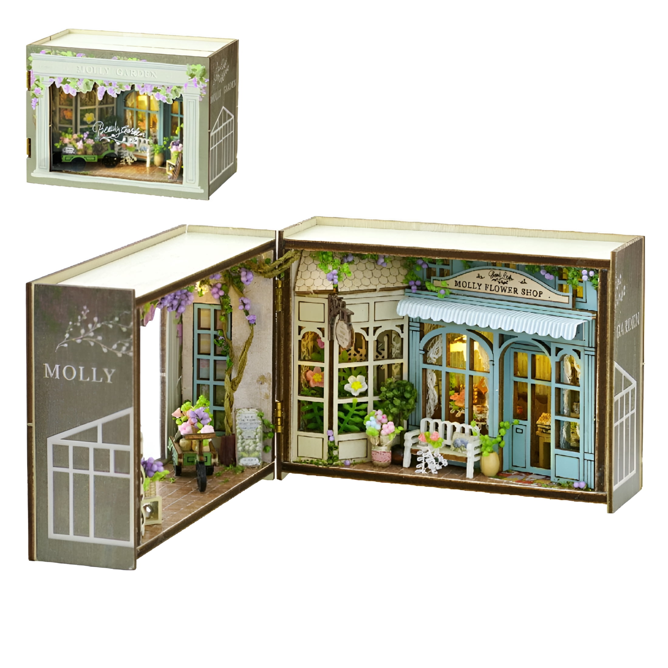 CYFW 2026 New Diy Miniature House Kit for Adults,3D Cottage Open