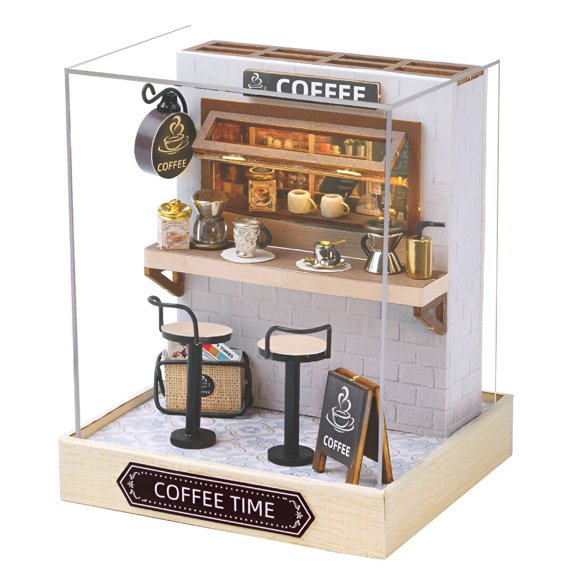 CYFW 2026 New Dollhouse Miniature House Kit with Furniture,Diy Wooden Dollhouse Tiny House Building Set for Adults and Teens,Creative Room Decor Gift for Family and Friends