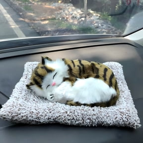 CYFW 2026 New Simulation Animal Doll Plush Cat Toy,Interactive Companion Robot Cat Pets,Handmade Weighted Stuffed Animals,Cat Plush Toy with Voice Response,Realistic Heartbeat and Purring