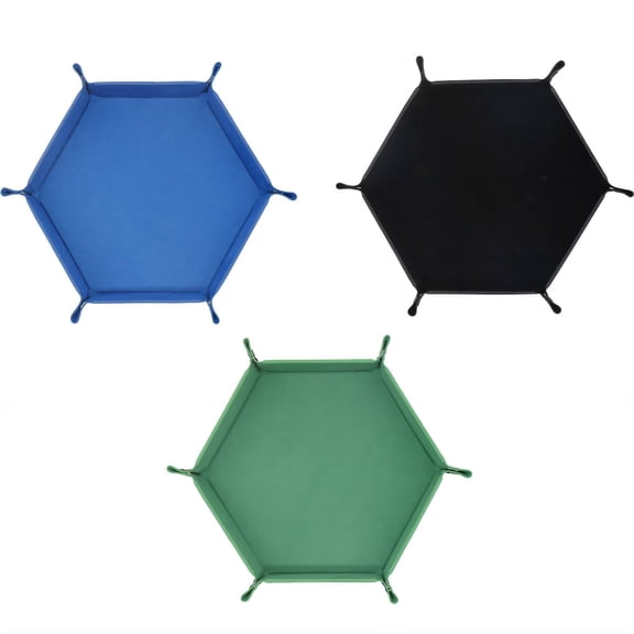 CYFW 2026 New Unique Four Corner Folding Design Dice Tray Convenient Storage Design Dice Holder for Tabletop Games Board Games Rpg Sessions Travel Style 1