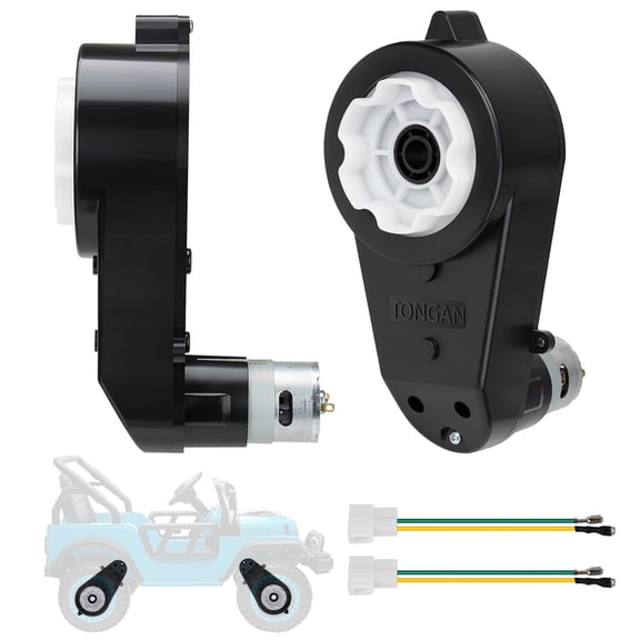 CYFW 2Pcs 12V Rs550 40000Rpm Ride on Motor Gearbox Powered Wheels Electric Motor High Speed Engine Replacement Parts Power Wheel Motor Kit