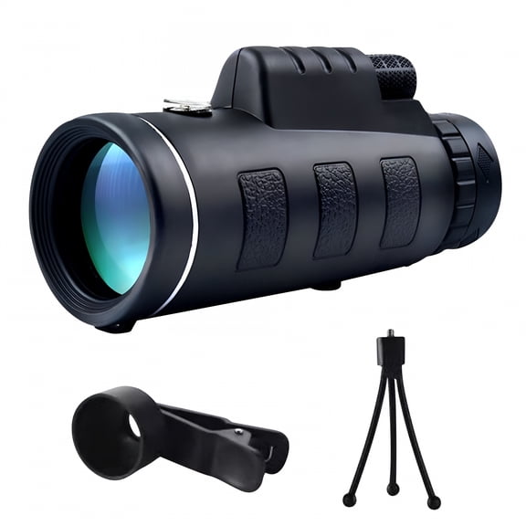 CYFW 40X60 Monocular Telescope, Bigger Size Bak-4 Prism Monocular Telescope for Smartphone, Waterproof Monoculars for Adults Kids, Cosmic Scope Monocular, Monocular Scope for Bird Watching Camping