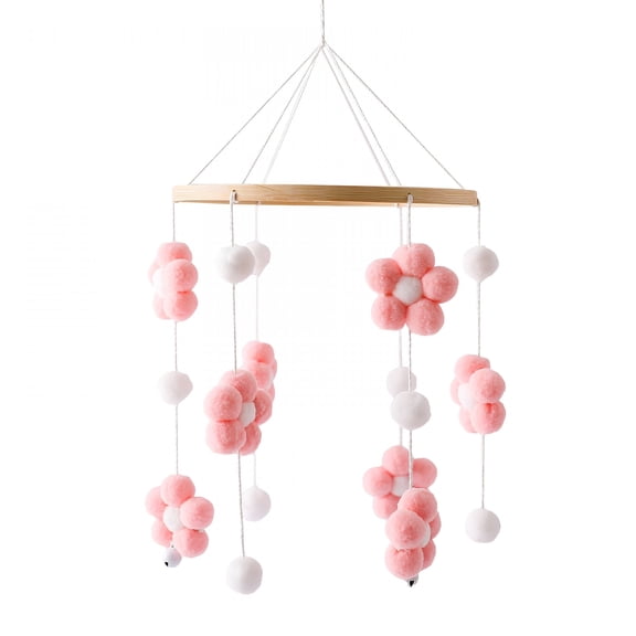 XIBUFE Baby Crib Mobile Soothing Modern with Secure Attachment to And Gentle Visual