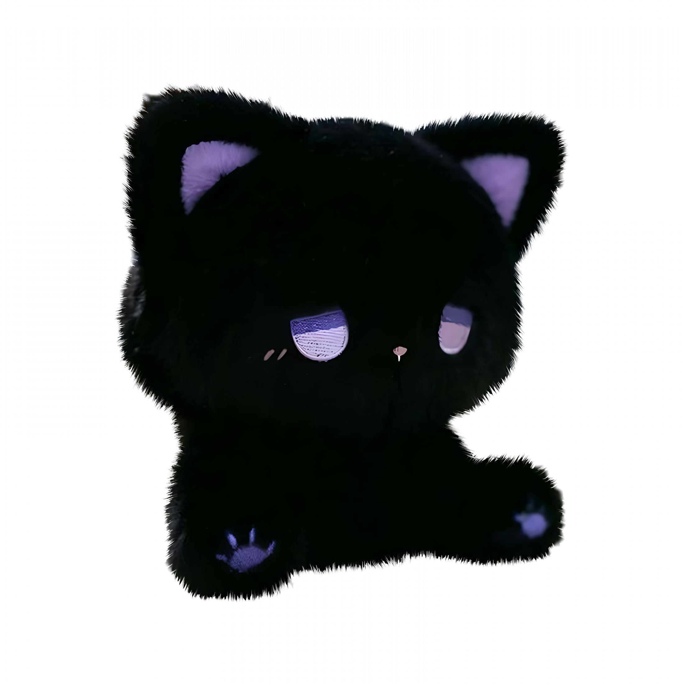 CYFW Black Cat Stuffed Animals,7 inch Stuffed Animals Black Cat Plush ...