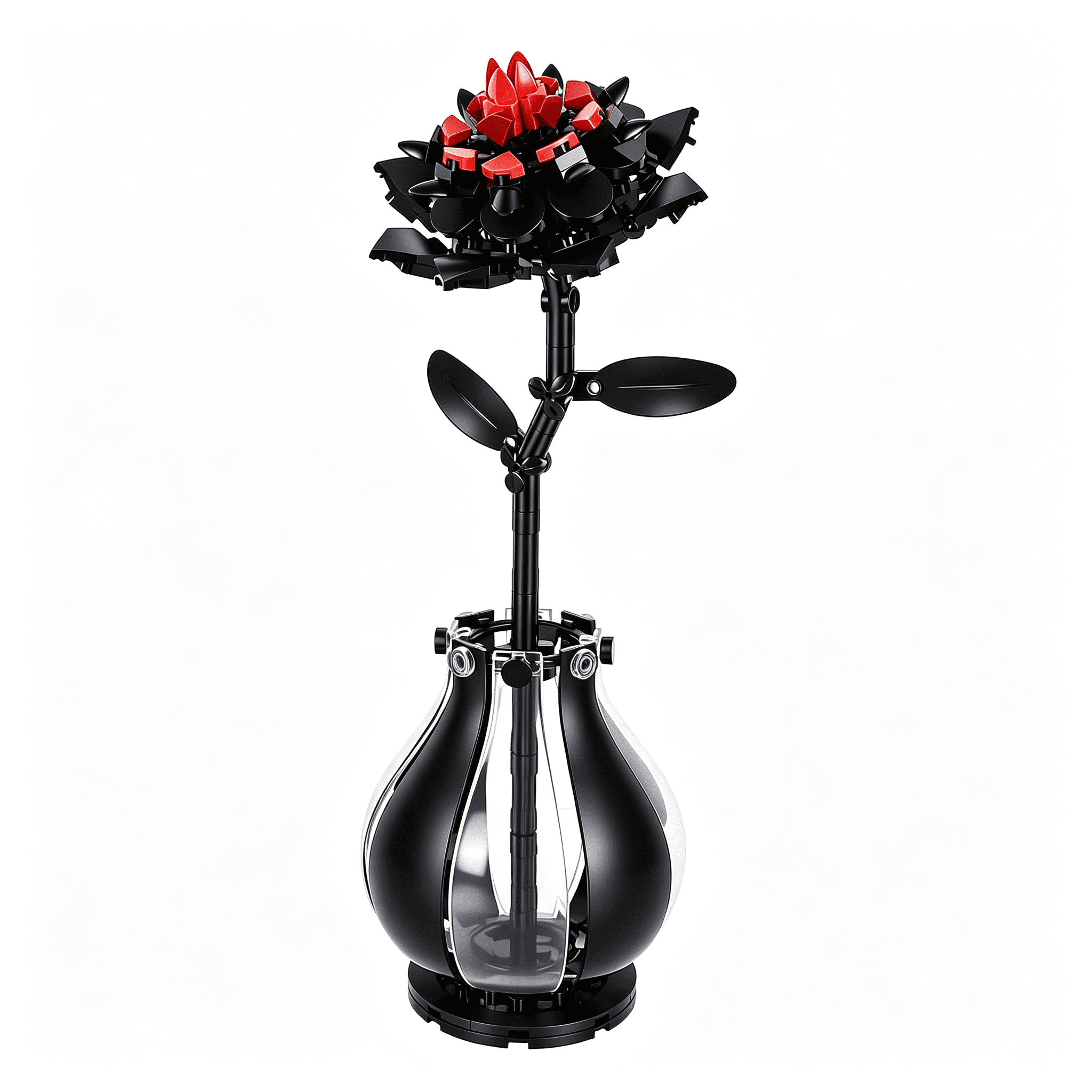 Paper Model Farm Building CYFW Black Dahlia Building Set for Adults,Gothic Flower Model Kit in ...