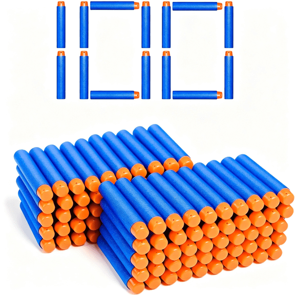 CYFW Blaster Compatible Dart Bullets, Compatible with All Elite 2.0 Series Blasters Blue Compatible Dart Zone Bullets