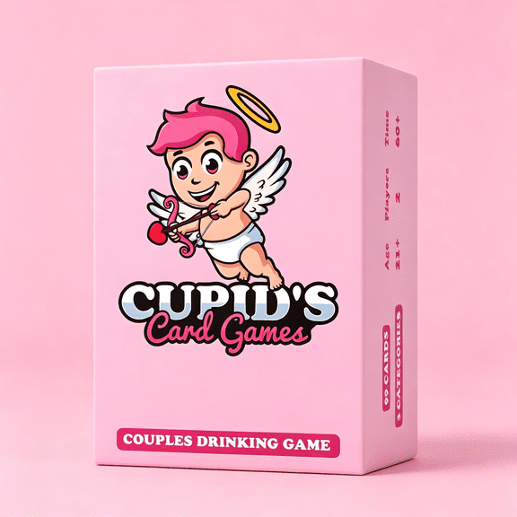 CYFW Cupid'S Card Games - Couples Drinking Game for Adult Only Date Nights - Bedroom Game for Couples for Boyfriend & Girlfriend - ValentineS Day Gift Idea