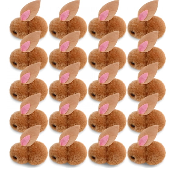 CYFW Easter Bunny Animals 10Pcs 2 inch Mini Plush Bunny Rabbit Stuffed Animals Stuffed Toys Soft Tiny Rabbit Doll Plush Hanging Pendant Ornament for DIY Easter Decorations Party