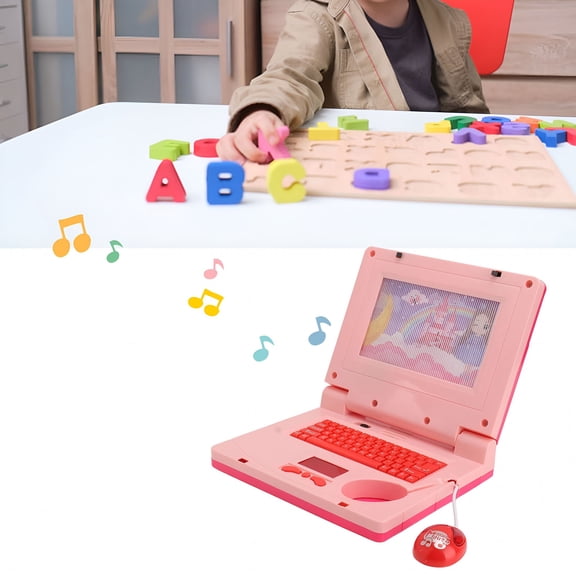 CYFW Electronic Learning Laptop, Develops Early Computer Skills with Lights & Sounds