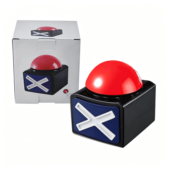 CYFW Game Buzzer Game Show Buzzer Family Feud Buzzer Game Buzzers with Sound and Light Light-Up Buzzers for Trivia Games