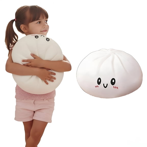 CYFW Giant Dumpling Squeeze without Steamer Box,Jumbo Dumpling Squeeze Toys,Jumbo Dumplings Stress Ball,Large Decompression Squeeze Toys,For Anxiety Relief