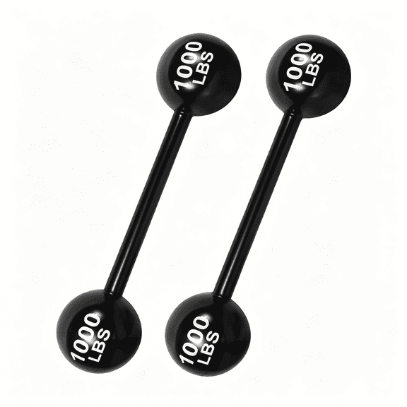CYFW Giant Inflatable Dumbbell Barbell,Funny Carnival Circus Birthday/Halloween Party Decorations Fake Weights Cosplay Props Party Supplies,Blow Up Strongman Costume Photo Booth Props Accessory
