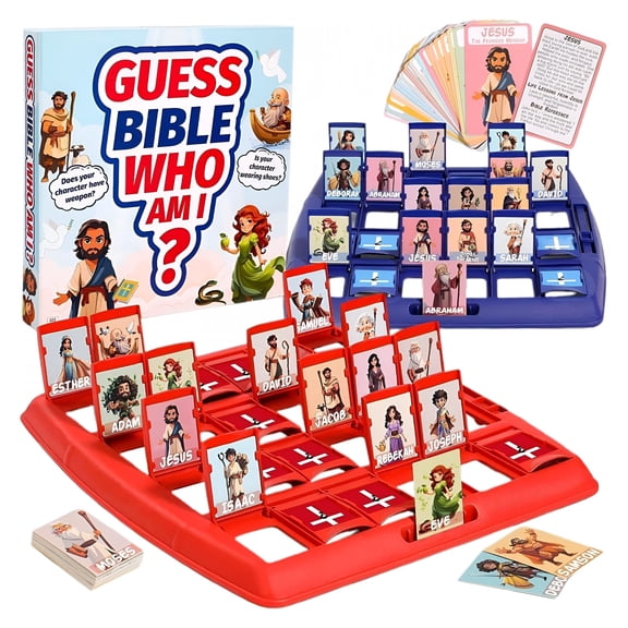CYFW Guess Who Game for Families,Guess Who Bible Game, Ages 6 and Up