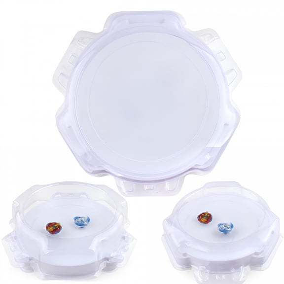 CYFW Gyro Arena Disk Duel Spinning Top Launcher Stadium (White)