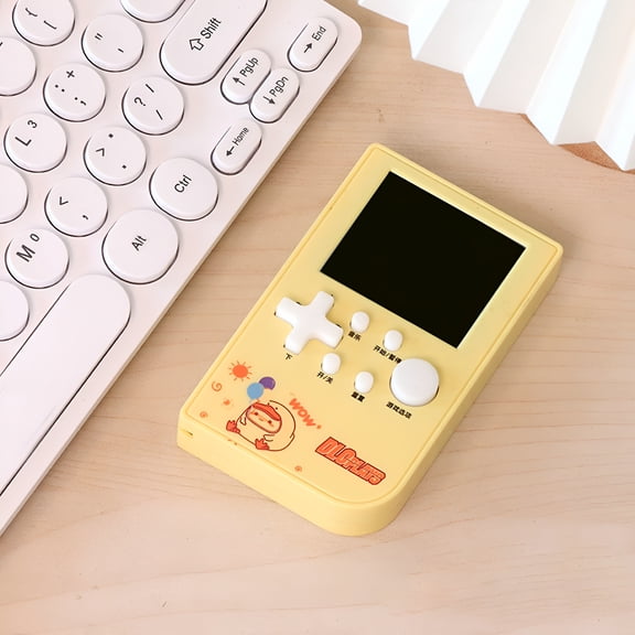 CYFW Handheld Game Machine Handheld Computer Nostalgic Novelty Machine Big Screen Yellow 6X3.2 Inch Home Stuff