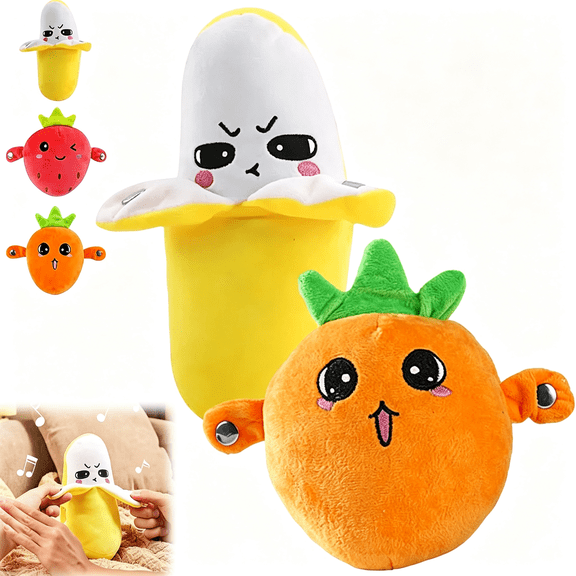 CYFW Interactive Banana Interactive Music Plush Toy
