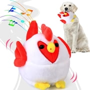 CYFW Interactive Dog Toys Rooster,Jumping Squeaky Dog Toys with Recording and Music Modes,Rechargeable Moving Dog Chew Toys for Small/Medium/Large Dogs to Keep Them BusyRooster