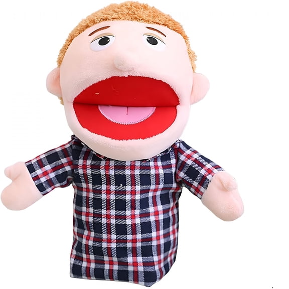 CYFW Interactive Family Hand Puppet for School Role Play Puppets for Kids - Toy for Children and Teenagers with Removable Mouth Feature