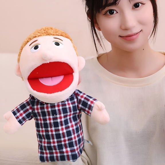 CYFW Kids Toys Hand Puppets, Interactive Hand Puppet for Toddlers 1-3 and Kids with Movable Mouth, Plush Puppets Toy Gift for Storytelling