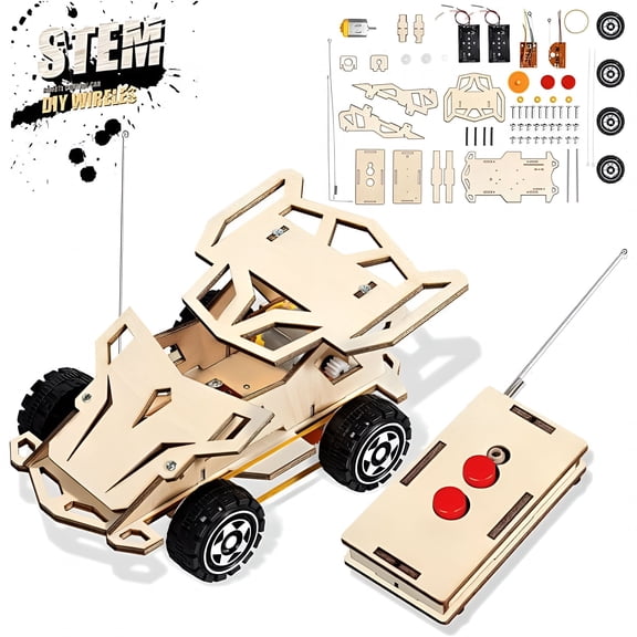 CYFW Kids Toys for 6 7 8 9 10 Year Old Boys GiftsProjects Science Kit Building ToysDIY RC Model Car Kits Birthday Easter Gifts