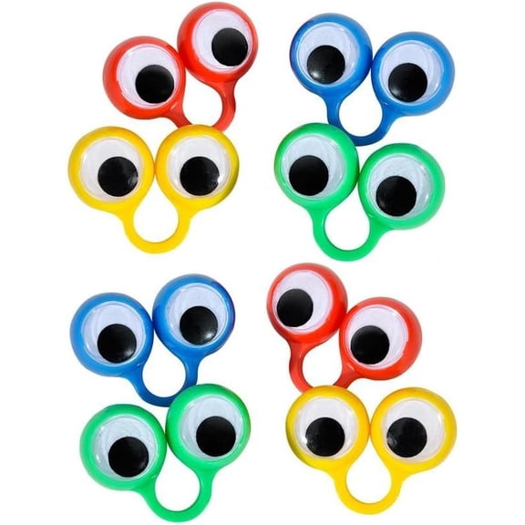 CYFW Large Eye Finger Puppets (12/Pack)