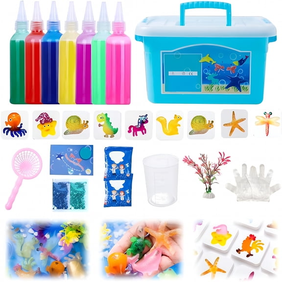 CYFW Magic Water Elf Toy Kit,2026 Upgraded Aqua Fairy Water Gel Kit,Handmade Magic Fairy Water Gel Set,DIY Magic Water Gel Kit,Christmas Birthday Gifts Crafts Art DIY Kit (60ml- 8Color)