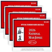 CYFW Mahjong Card Official Rules and Hands-4 Pcs