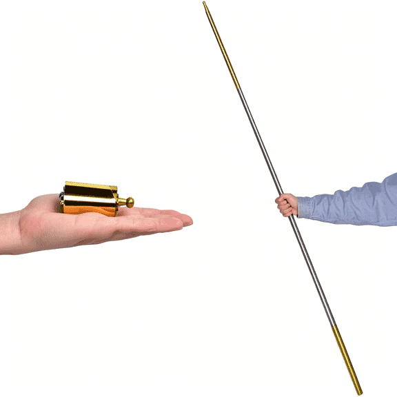 CYFW Metal Appearing Canes Magic Wands for Professional Magician Stage Close-up Magic Trick Magic Accessories