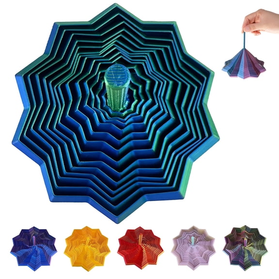 CYFW Mini Sensory Fidget Star,3D Printed Fidgets Sensory Items for Stress Relief Gift Ideas 3D Printed Fidget Toys