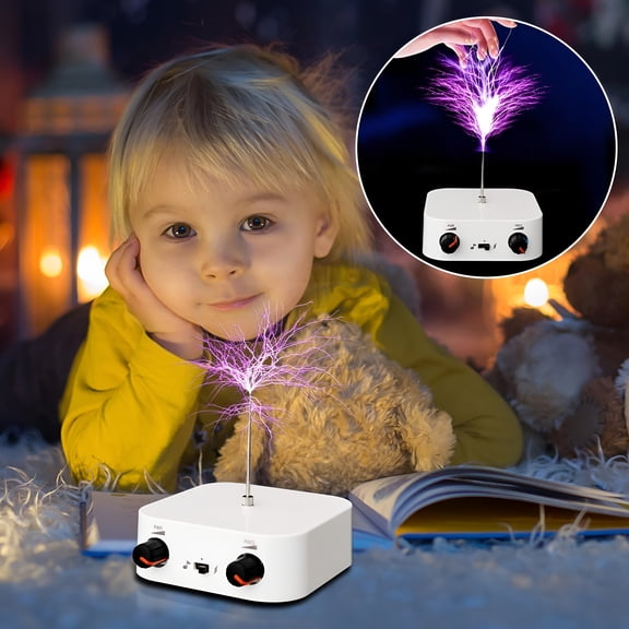 CYFW Music Teslass Coil Music Box Artificial Lightnings Touchable Audio Input Bluetooth Scientific Experiment Family Gifts Tailgating Musical Coil