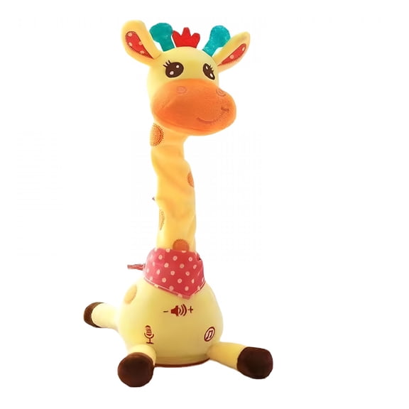 CYFW Musical Dancing Giraffe Plush Toy with Volume Control, Sings & Repeats Voice, Interactive Stuffed Animal Gift