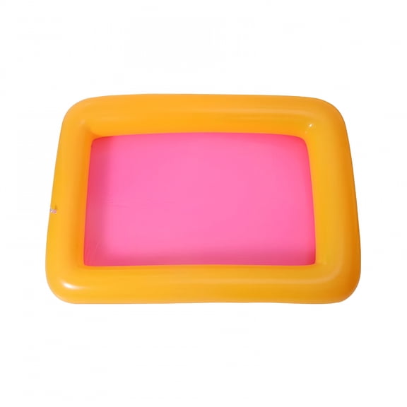 CYFW Outdoor Toys Inflatable Sandbox Pool for Backyard and Beach Enjoyment Easy to Inflate Deflate Portable Summer Activity