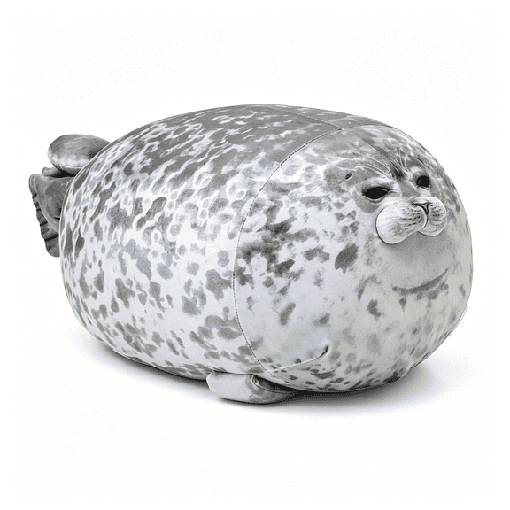CYFW Plush Seal Pillow,Giant Stuffed Animal Plushie,Stuffed Seal Plushy Squish Plush Toys,Jumbo Cute Plushies Large Stuffed Animals for Girls,Boys,Kids(23.6 Inch)
