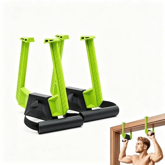CYFW Pull Up Bar for Doorway, No Screws Portable Pull-Up Bar with 330lbs Capacity, Adjustable Dual Handle for Chin-Ups and Core Training, Fits Door Frames 516cm, Doorway Pull Up Bar