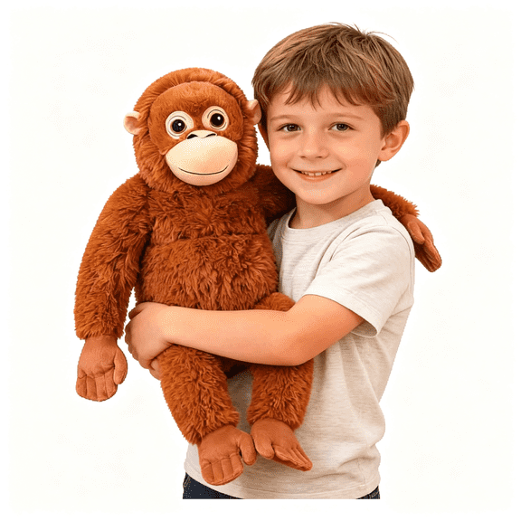 CYFW Punch Monkey Plush,Orangutan,Gorilla Plush,Gorilla Stuffed Animal for Home Room Dcor,Ideal Gift for Kid Boy,Girl&Girlfriend Monkey Stuffed Animal (64Cm/25Inch)