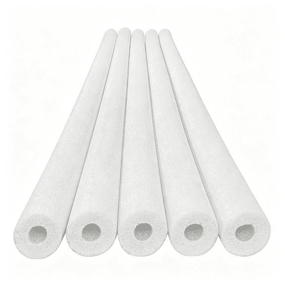 CYFW Rainbow Pool Noodles Foam-Pack of 5-Approx. 48 Inchx2.5"Multi-Purpose Foam Tubes, Pool Noodles Bulk Floats for Pool, Exercise, Crafts, Padding, Insulation&More