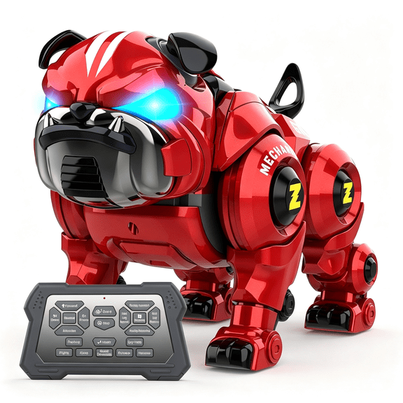 CYFW Remote Control Robot Dog Toy for Kids with Dancing,Singing&Stem Learning,Interactive Robotic Puppy,Programmable Actions,Dance&Music Functions,Gift for Boys Girls Stem Toys for Kids Age 5-13