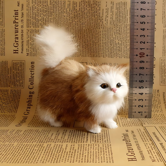 CYFW Robot Cat Plush Cat Stuffed Animal Interactive Cat Meow Kitten Touch Control, Electronic Cat Pet, Robotic Cat Kitty Toy, Animated Toy Cats for Girls