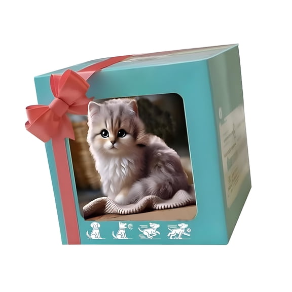 CYFW Robotic Cats Plush Toy with Automatic Response Barking Tail Wagging Robot Life Like for Toddler Companion